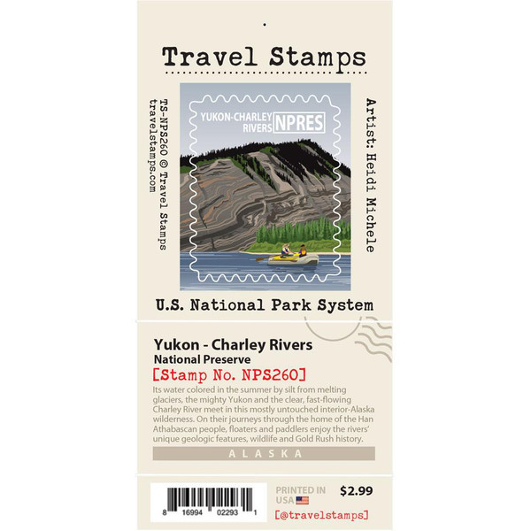 Travel Stamp - Yukon Charley Rivers National Preserve