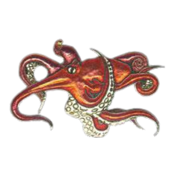 Pin Octopus Wm Spear