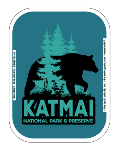 Magnet Bear Silhouette