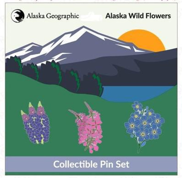 Pin Set Alaskan Wildflowers