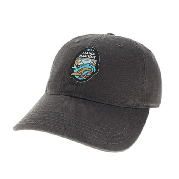Hat Alaska Maritime Logo Dark Gray