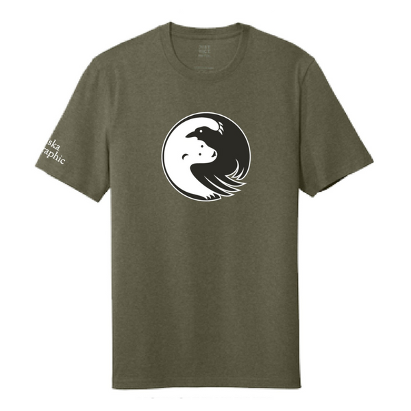 T-shirt AK GEO Logo - Olive - Short Sleeve