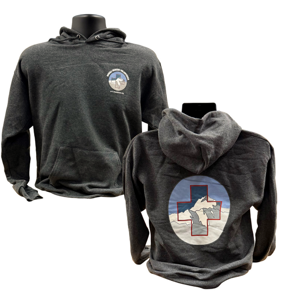 Pullover Hoodie Denali Rescue Volunteers Charcoal