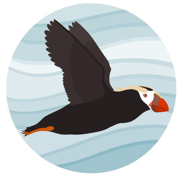 Sticker Puffin 3"