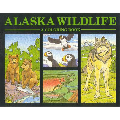 Alaska Wildlife Coloring Book