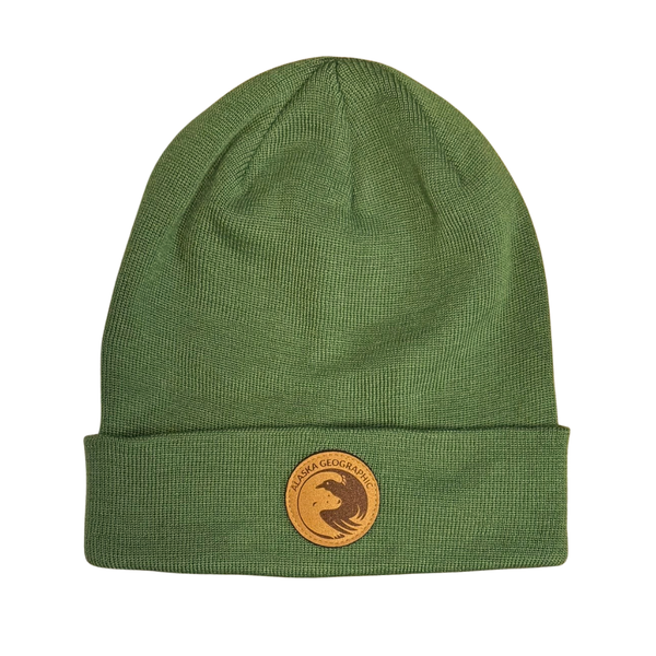 Beanie AK GEO With Leather Patch