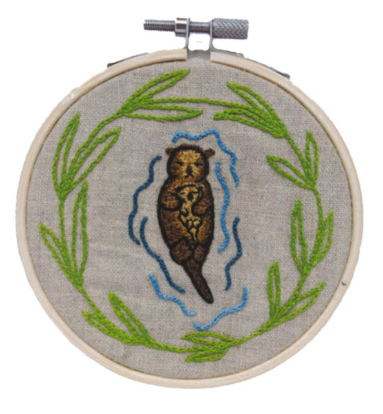 Embroidery Kit Sea Otter