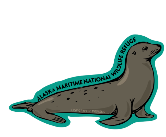 Sticker Sea Lion Alaska Maritime National Wildlife Refuge