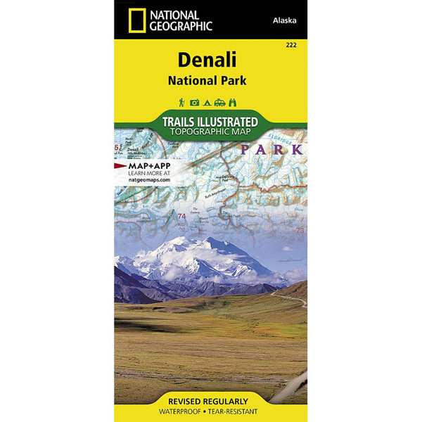 Map - Denali NP&P National Geographic Trails Illustrated Map