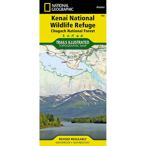 Map - Kenai National Wildlife Refuge - Trails Illustrated - National Geographic