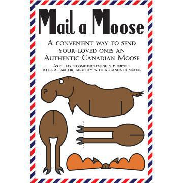 Postcard Mail a Moose
