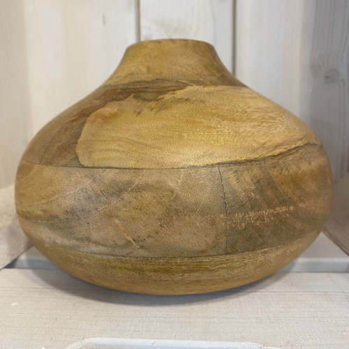 Vase-Mango Wood/Small