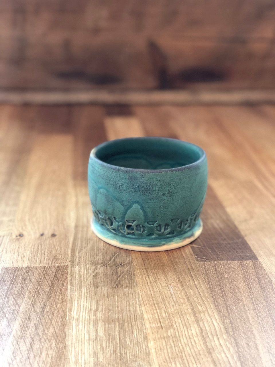 Small Patina Planter Pot Handmade Ceramic Pottery The Beach Plum Company