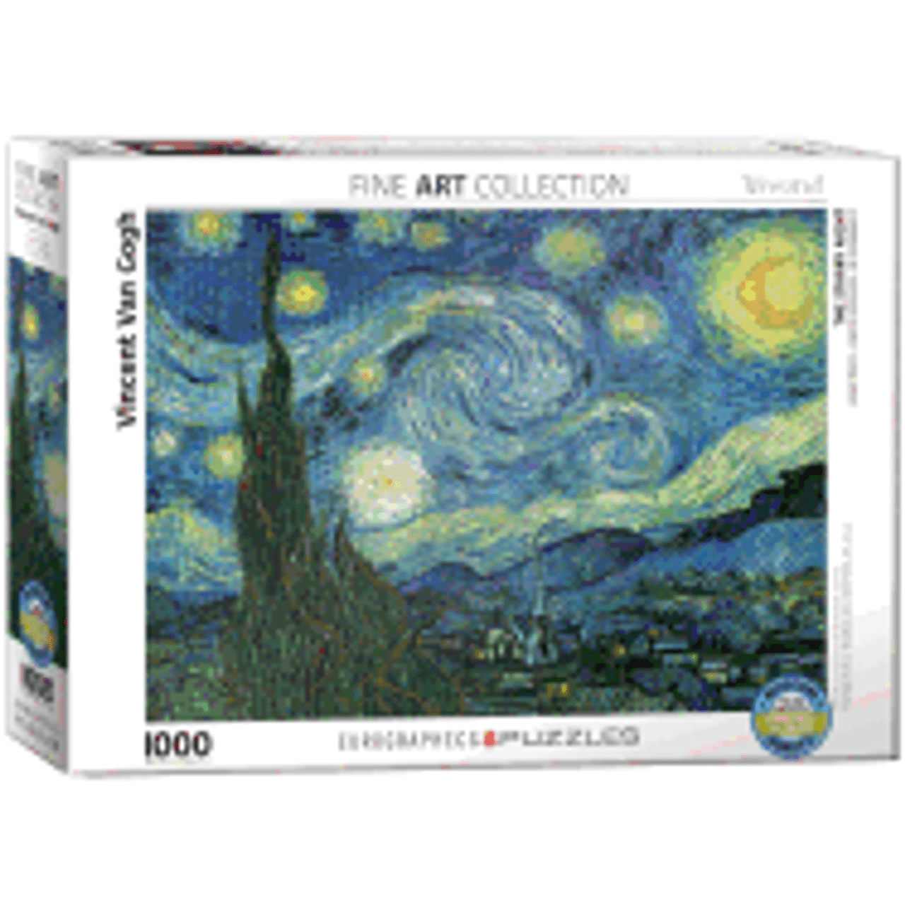 Starry Night Van Gogh 1000pc Puzzle The Beach Plum Company