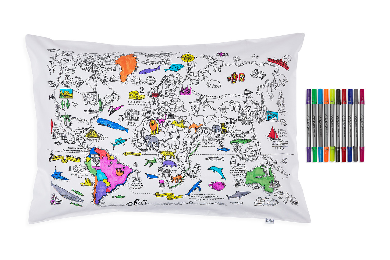 Space Pencil Case (includes markers) - THE BEACH PLUM COMPANY