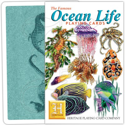 Ocean Life Playing Cards THE BEACH PLUM COMPANY