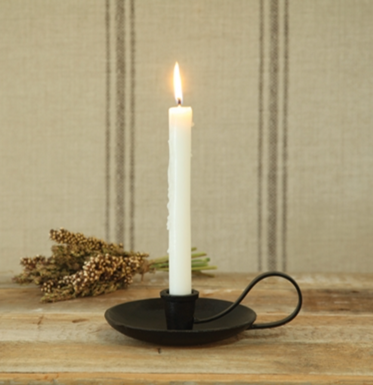 Cast Iron Taper Candle Holder