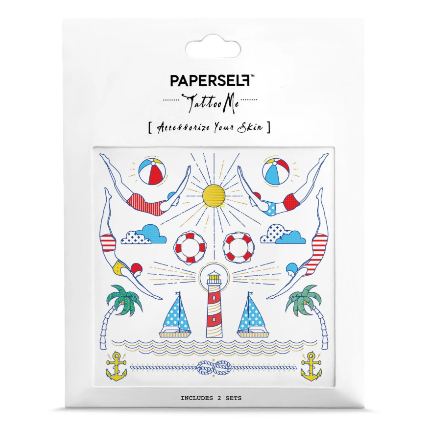 Swimmers Temporary Tattoos THE BEACH PLUM COMPANY