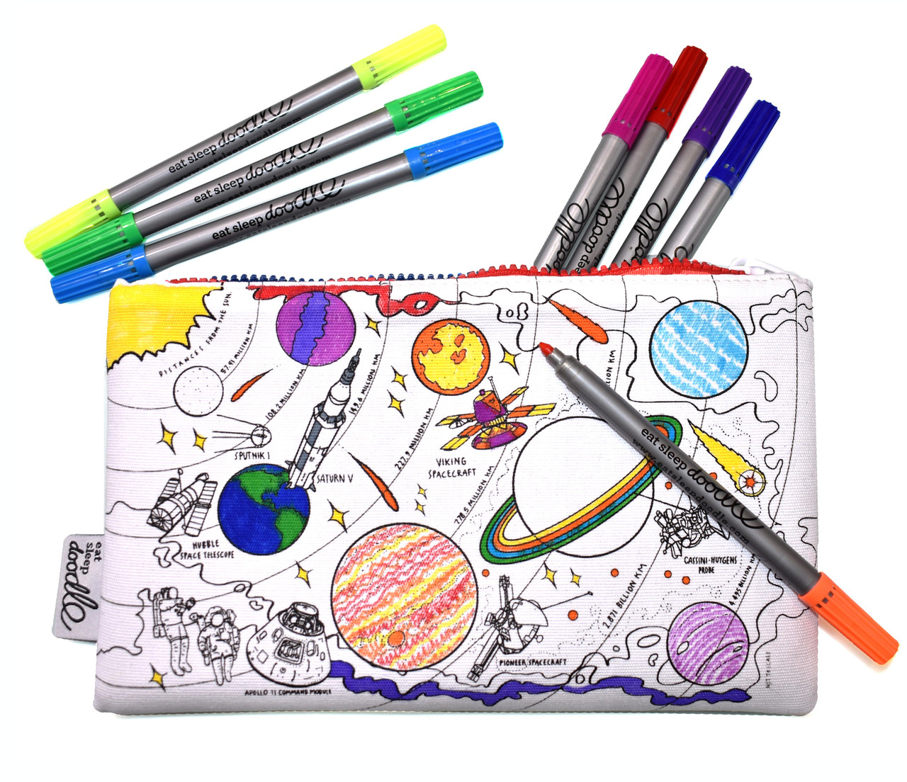 Rocket Launch Personalized Pencil Box