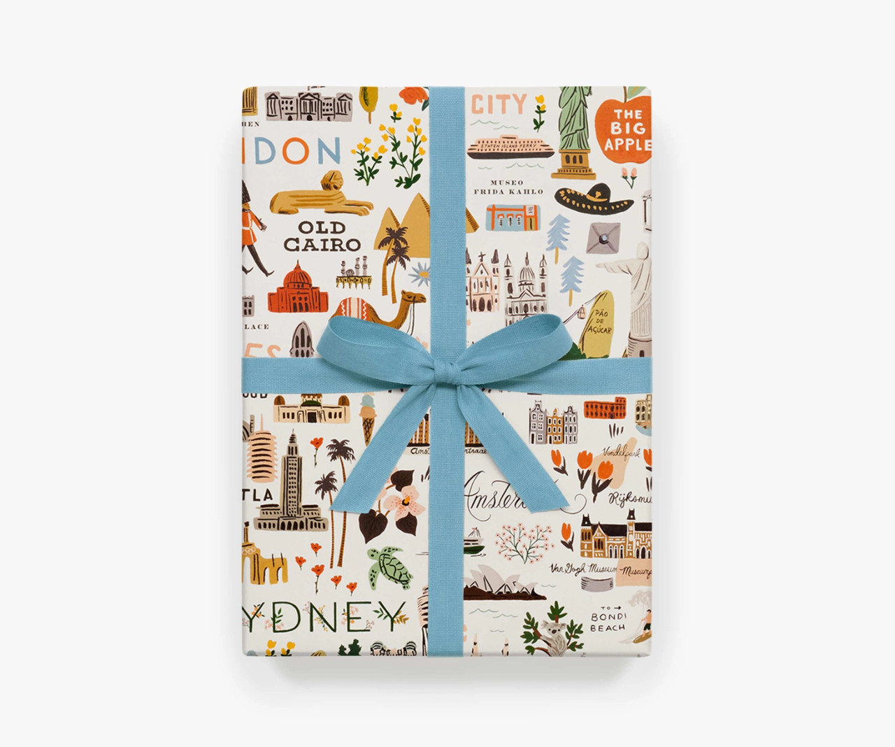 Bon Voyage Wrapping Paper Sheets - THE BEACH PLUM COMPANY