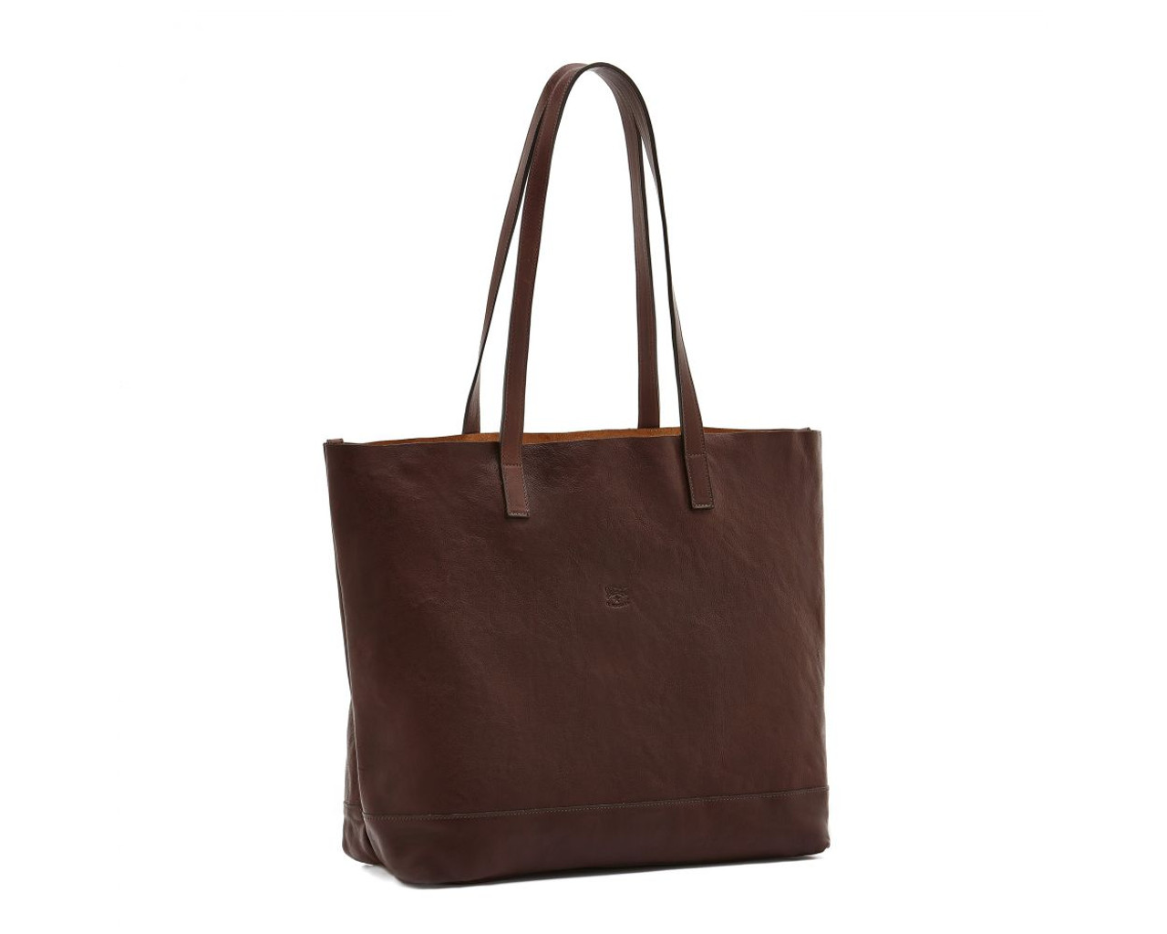 New Icon Women's Il Bisonte Tote Bag in Vintage Cowhide Leather in