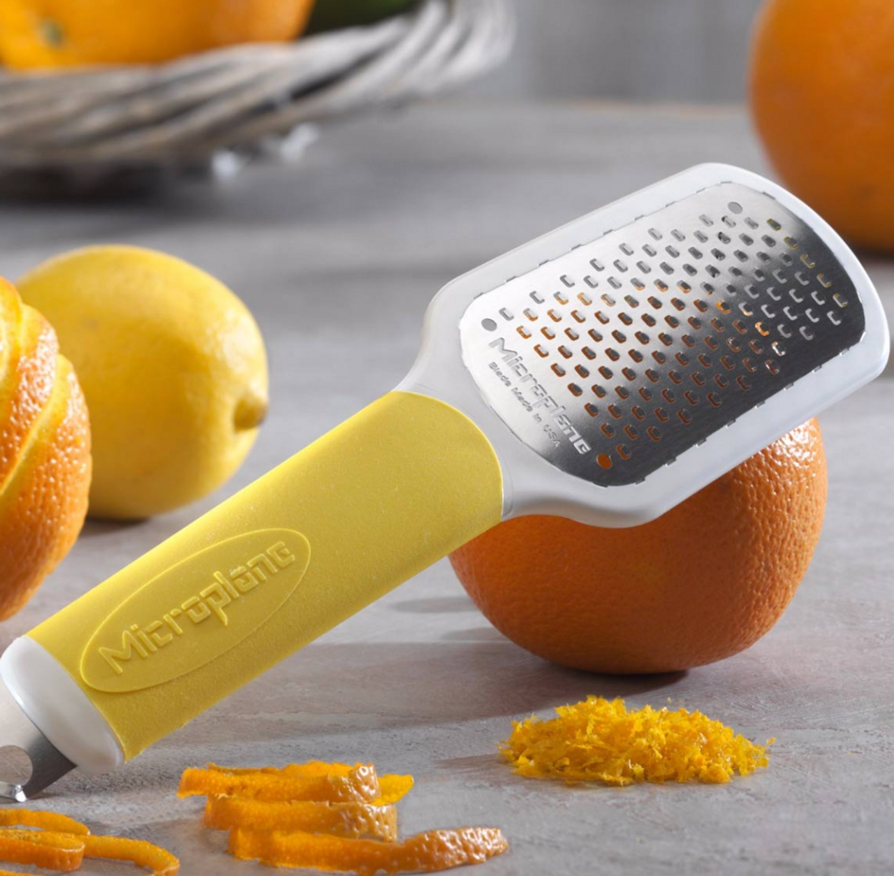 Ultimate Citrus Multi Tool (Garnish/Zest/Score) Zester in Yellow - THE  BEACH PLUM COMPANY