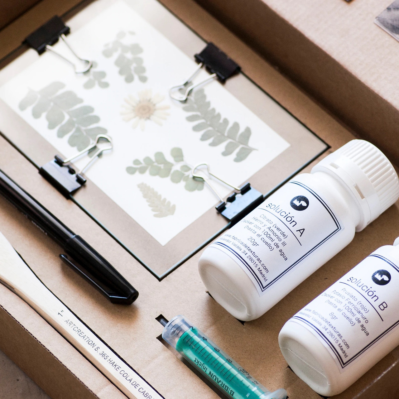 Corporate gifts, mini art kits, cyanotype kit, team bonding, stocking  stuffer , mini art kit , Mini cyanotype kit