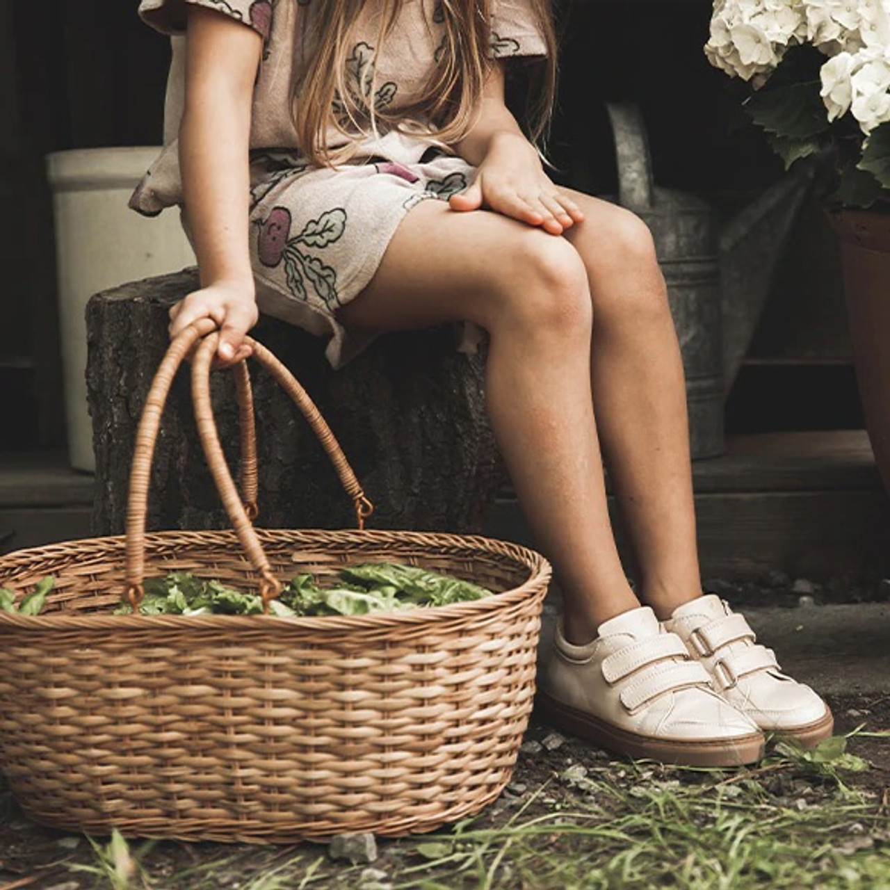 Rattan Chicken Egg Basket - THE BEACH PLUM COMPANY