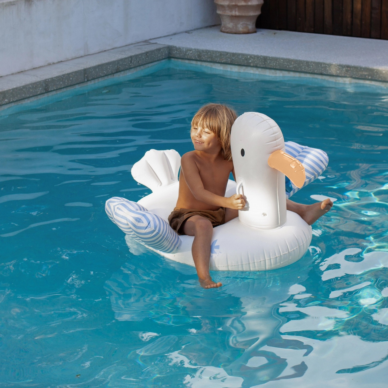 Pool Floats Rideable Seagull Ride On Inflatable Pool Float - THE BEACH PLUM COMPANY