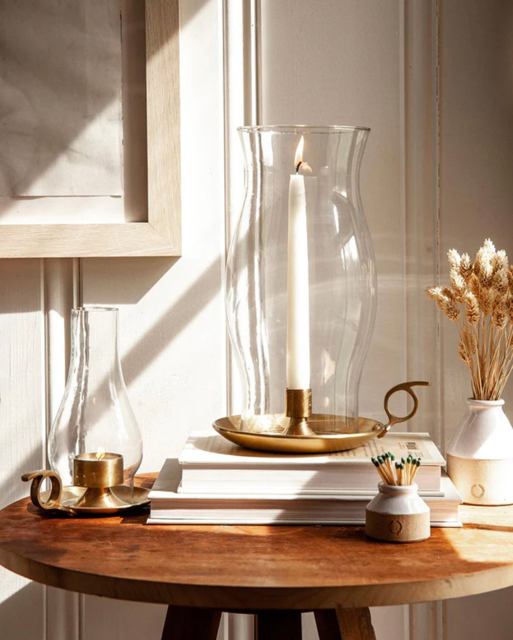 Silo Taper Hurricane Candle Holder THE BEACH PLUM COMPANY