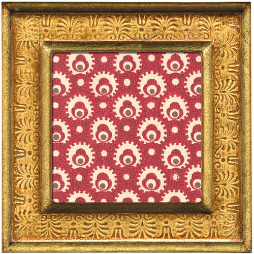 3" Square PAVONI GOLD LEAF Florentine Frame Handmade in Italy