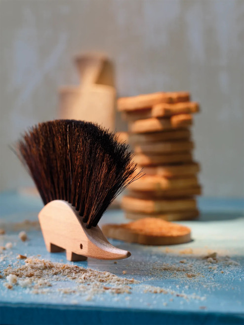 Hedgehog Table / Crumb Brush