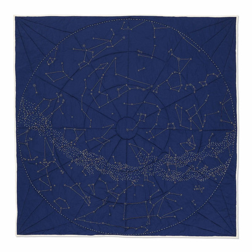 Constellation Quilt NAVY in QUEEN