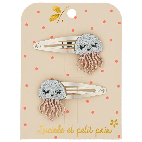 Jellyfish Clip Style Hair Clip (set of 2)