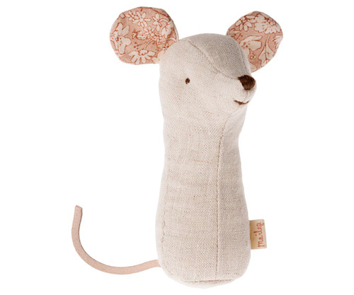 Lullaby Friends Rattle MOUSE in NATURAL