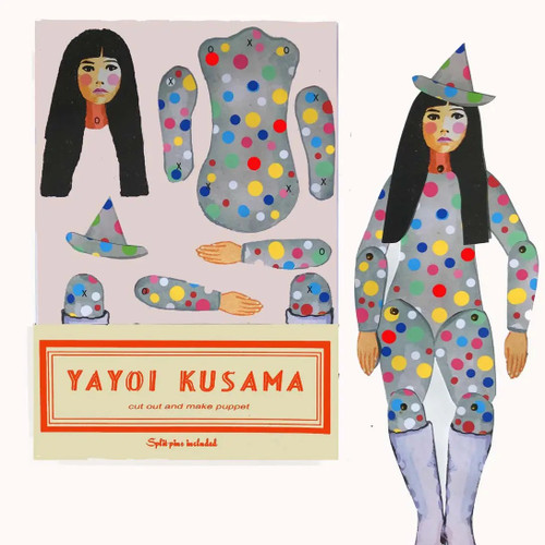 Yayoi Kusama Cut and Make Paper Puppet (Paper Doll)
