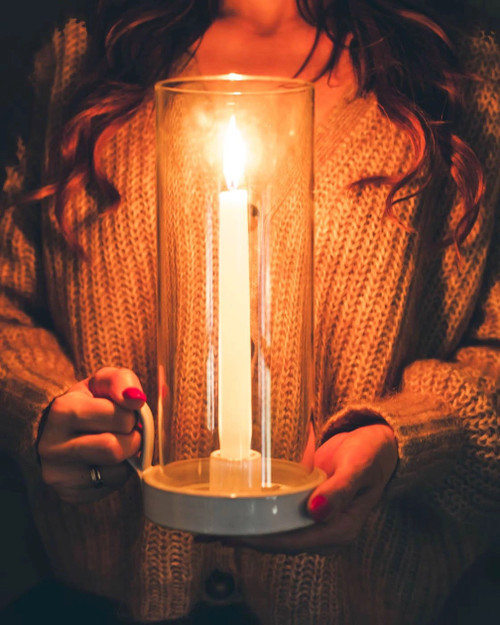 Silo Taper (LARGE)  Hurricane Candle Holder