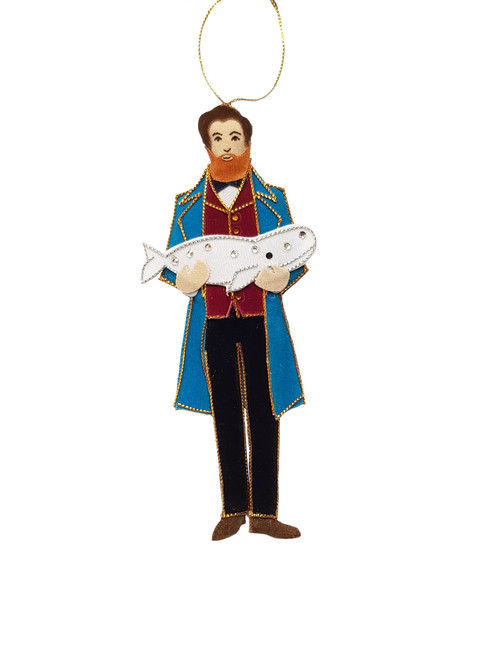 Herman Melville Ornament