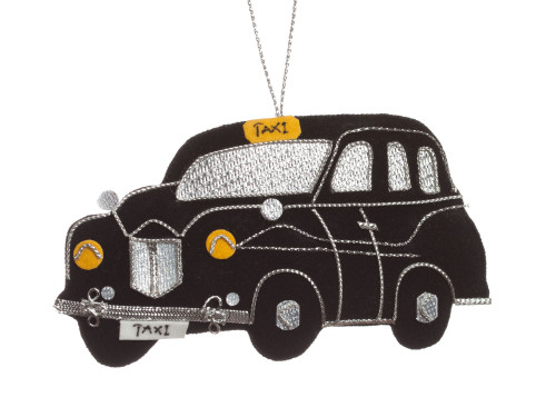 Black Taxi London Ornament