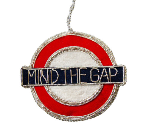 Mind the Gap London Underground Ornament