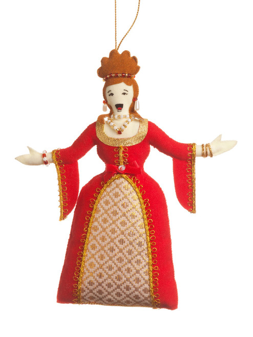 Diva Opera Singer Ornament