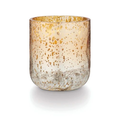 Crimson Woods Radiant Glass Candle