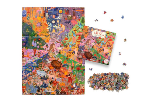 The World of Taylor Swift 1000 Piece Puzzle: A Jigsaw Puzzle by Adam Simpson