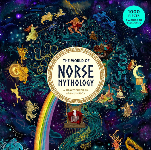 The World of Norse Mythology 1000 Piece Puzzle: A Jigsaw Puzzle by Adam Simpson