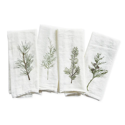 Winter Greens Napkin Set of 4