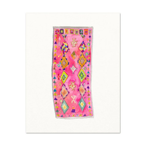 Moroccan Rug Print #5 5" x 7"