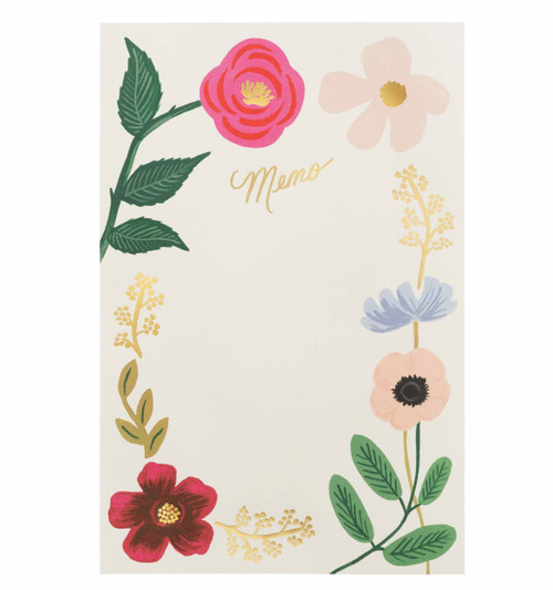 Wildflowers Memo Note Pad