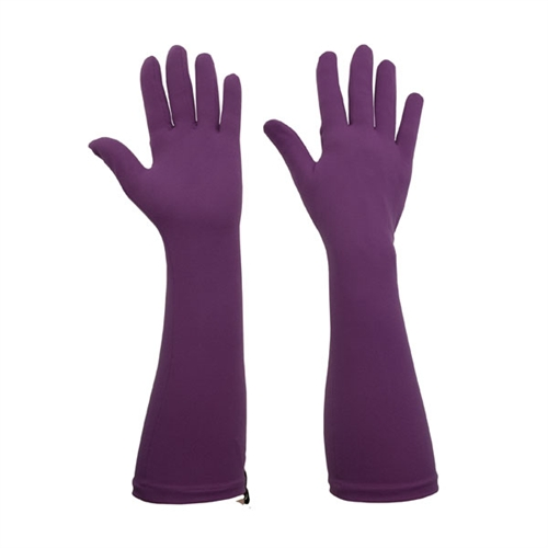 Foxgloves Long Length Gardening Gloves in Elle Size SMALL in IRIS PURPLE