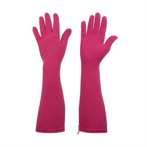 Foxgloves Long Length Gardening Gloves in Elle Size LARGE in Fuchsia Pink