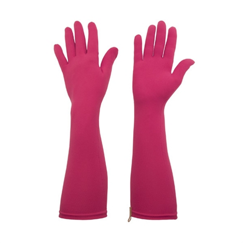 Foxgloves Long Length Gardening Gloves in Elle Size SMALL in Fuchsia Pink